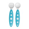 Boon ModWare Children Cutlery Set for Feeding, White/Blue