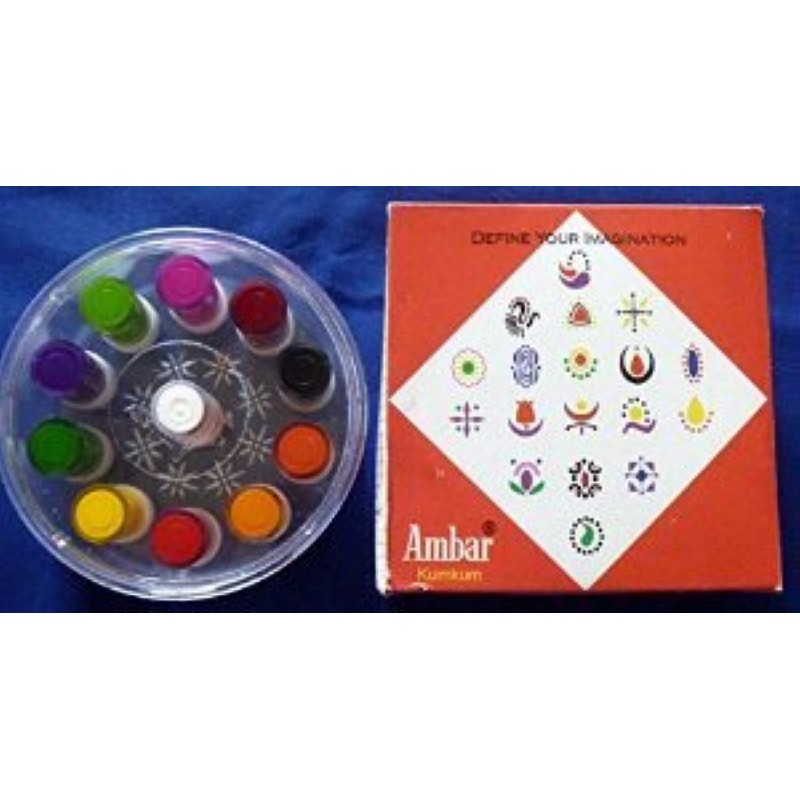 Liquid Kumkum Bindi: 11 Color 2gm Each