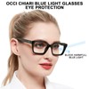 OCCI CHIARI Retro Bifocal Cheaters Reading Glasses - Full-Rimmed Classic