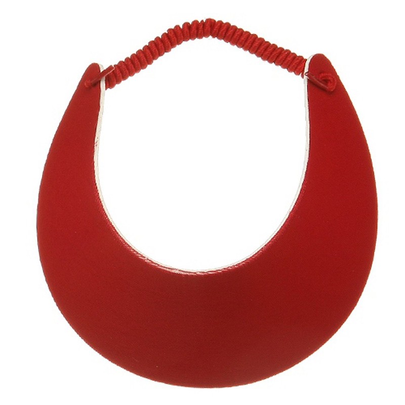 String Visor-Solid Red