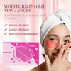 30 Pairs Lip Masks & Eye Mask, Cherry Blossom Collagen