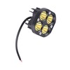 40W Motorcycle Headlight LED Spotlight Yellow Light Waterproof for Off