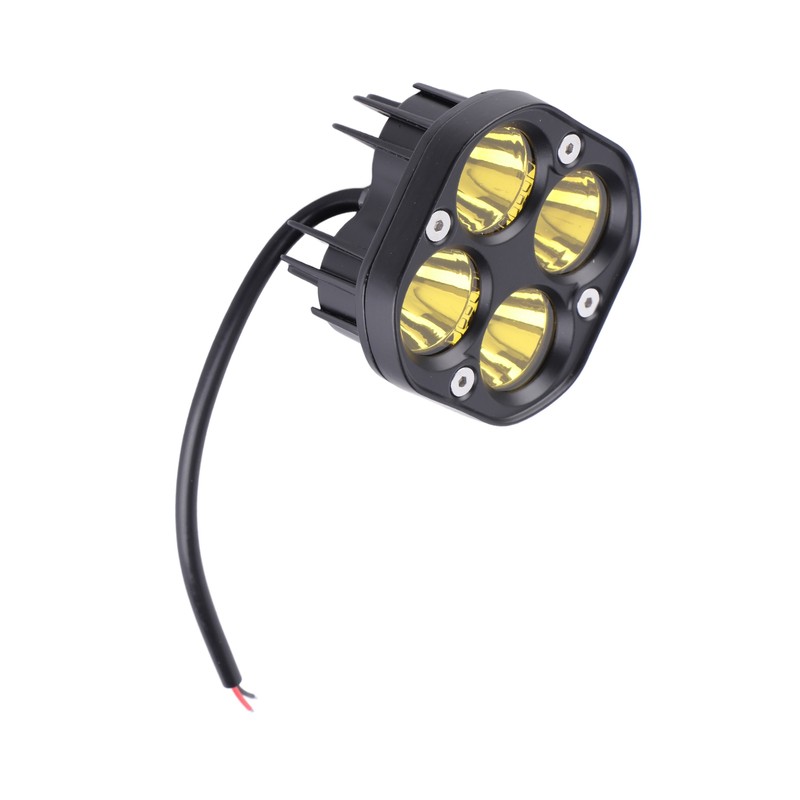 40W Motorcycle Headlight LED Spotlight Yellow Light Waterproof for Off