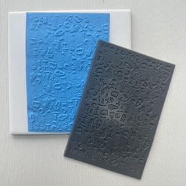 DIYology Polymer Clay Texture Mat for Polymer Clay Earrings Making Cats Skeleton Texture Sheet Impressions DIY Tools for Pottery Earrings Jewelry Making DIY Craft Supply