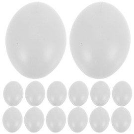 KESYOO Easter Eggs Easter Eggs Doodle Fake Egg DIY Hand Painted Decorative Egg Painting Sundries Decoration Pictures Decoration Decoration Set of 60 White