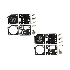 Carburetor Repair/Rebuild Kit Replaces ZAMA RB-112 For ECHO PB-231LN ZAMA RB-K65 (Pack of 2)