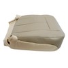 FZJDSD Camel Tan Driver Side Bottom Perforated Microfiber Leather Seat