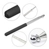 Telescopic Flag Pole, Handheld Flagpole, Portable Extendable, 2 Pieces Handheld