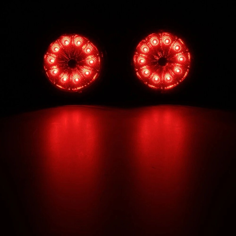 Ironwalls 2x LED Tail Lights Rear Brake Stop Lamps Assembly