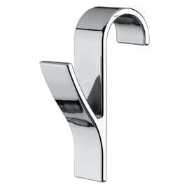 HEATGENE ABS Y-Shaped Hooks - Chrome, Compatible Liquid Filled Smart Towel Warmers (Include Model: HG-R0285, HG-R0246, HG-R0286, HG-R02106, HG-R02126 Series)