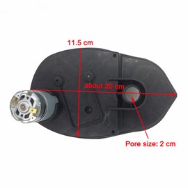 Gearbox for Kids Ride On Car Accessories, High Speed12V 30000RPM Electric Motor with Gear Box RS550 Drive Engine Match Children Ride On Toy Replacement Parts