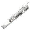 mila schon se-ms026 Mira Sean Silver Insert Tie Clip, Brass,