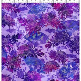 In The Beginning – Oriental Gardens – Fans & Mums – Purple