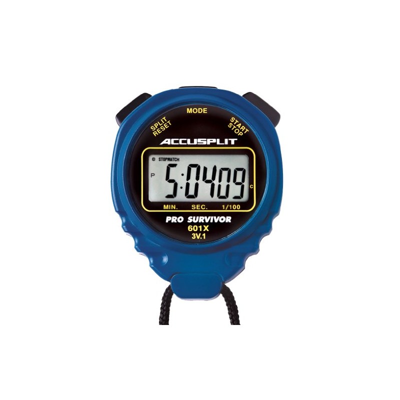 ACCUSPLIT Pro Survivor - A601X Stopwatch, Clock, Extra Large Display