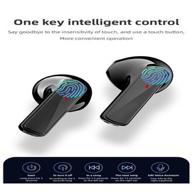 RDRKR Waterproof IPX 7 Bluetooth 5.3 Wireless Earbuds Compatible with Android/iOS Mobile Phones, Computers, Tablets, Gaming