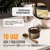 8-12 Cup Reusable Filter Basket With Mesh Bottom Fits Keurig