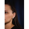 Traveller Clip-On Earrings - Drop - Crystals - Gold-Plated or