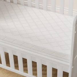 Restorology Baby Infant Crib Mattress Breathable Extra Thick Super Soft Baby Anti Allergy Waterproof With Removable Washable Cover Made In UK (80.5 x 36.5 x 5 cm)