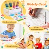 YOKUGO Kids Art Easel with Paper Roll Wooden Tabletop Paper