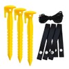 Jetcloud Garden Tree Staking Kit, 3 Tree Stakes + 3