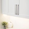 FURNIWARE Pack of 10 Drawer Pulls Brushed Nickel 96mm(3.75 Inch)