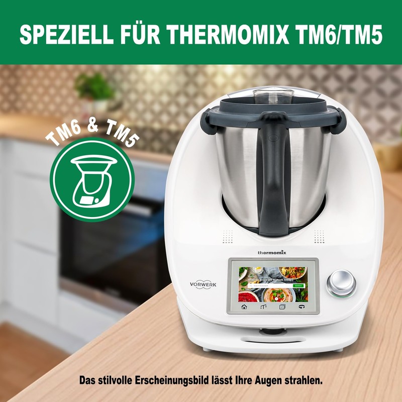 Ticanros Premium Quick Moving Board for Thermomix TM6 TM5 Acrylic