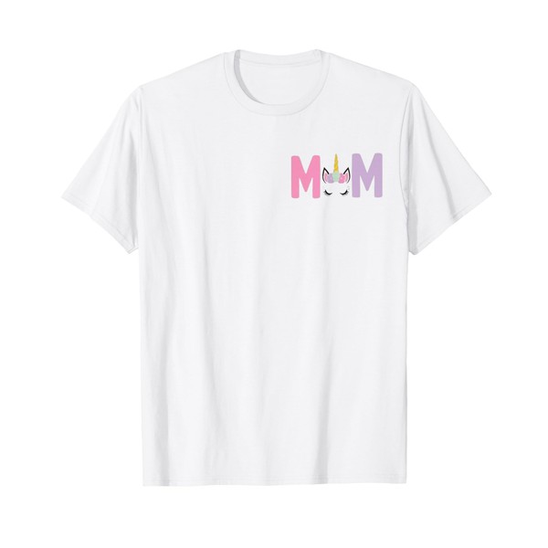 Unicorn Mom First Birthday Girl Family Matching Mama Party T-Shirt