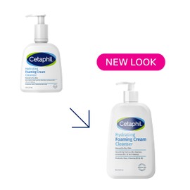 Cetaphil Cetaphil Cream to Foam Face Wash, Hydrating Foaming Cream Cleanser, 8 oz, For Normal to Dry, Sensitive Skin, with Soothing Prebiotic Aloe, Hypoallergenic, Fragrance Free