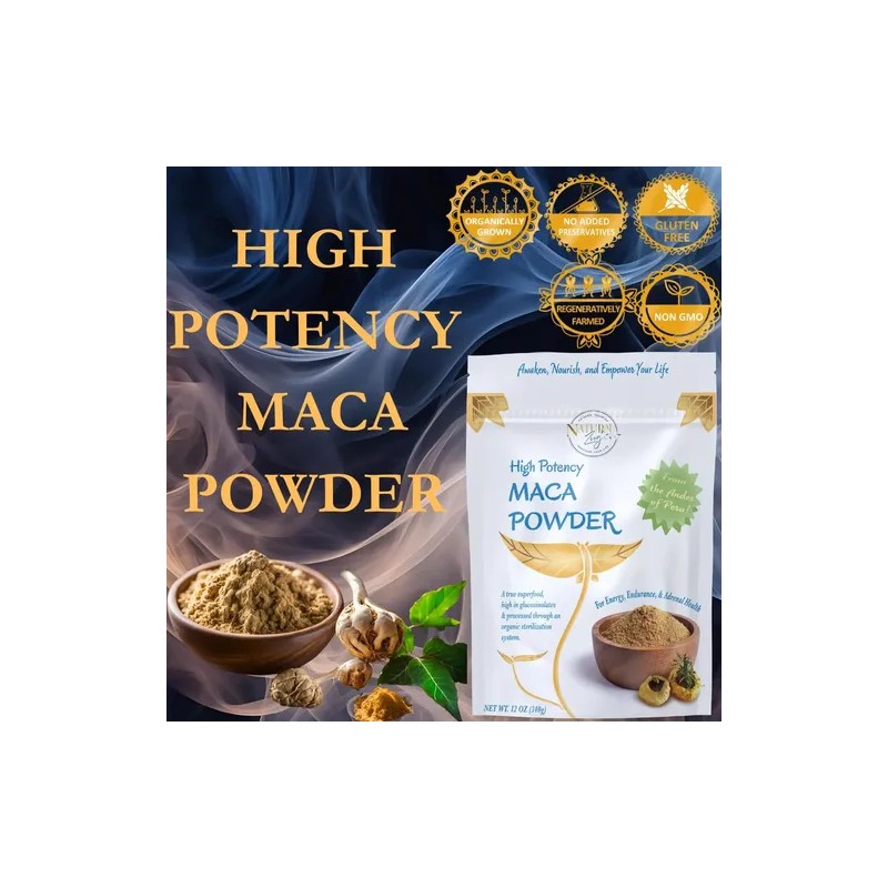 Naturalzing Maca Orgánica Alta En Glucosinolatos 12 Oz