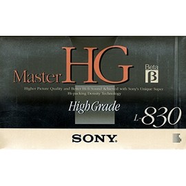 Sony BETA MAGNETIC TAPE masterhg L – 830mhgb