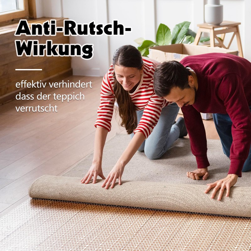 Non-Slip Mat, 50 x 80 cm, Non-Slip Underlay, Carpet, Non-Slip