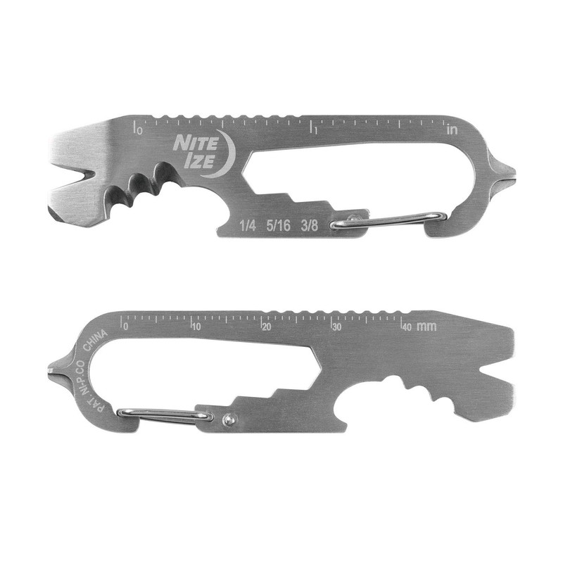 NITEIZE KMTSE-11-R3 KMTSE-11-R3 Key Tool Plus, Silver Small