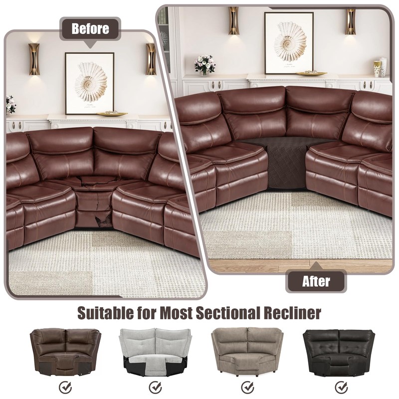 KinCam Oversized Recliner Sofa Covers, Non Slip Washable Slipcover for