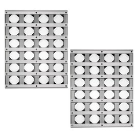 OTAMECE 510-0005 Briquette Tray for Alfresco Grill Parts,2 Pack 12 3/4 Inch Radiant Tray Assembly for Alfresco AGBQ-30, AGBQ-30SZ with Ceramic Rods