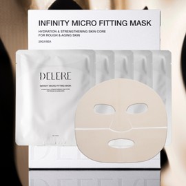 Caviar Delaire Mask 1BOX (5 sheets) Adhesion Nutrition Moisturizing Elasticity Collagen Mask Pack Intensive Care / 캐비어 델레어 마스크1BOX(5매) 밀착력 영양 보습 탄력 콜라겐 마스크팩 집중케어