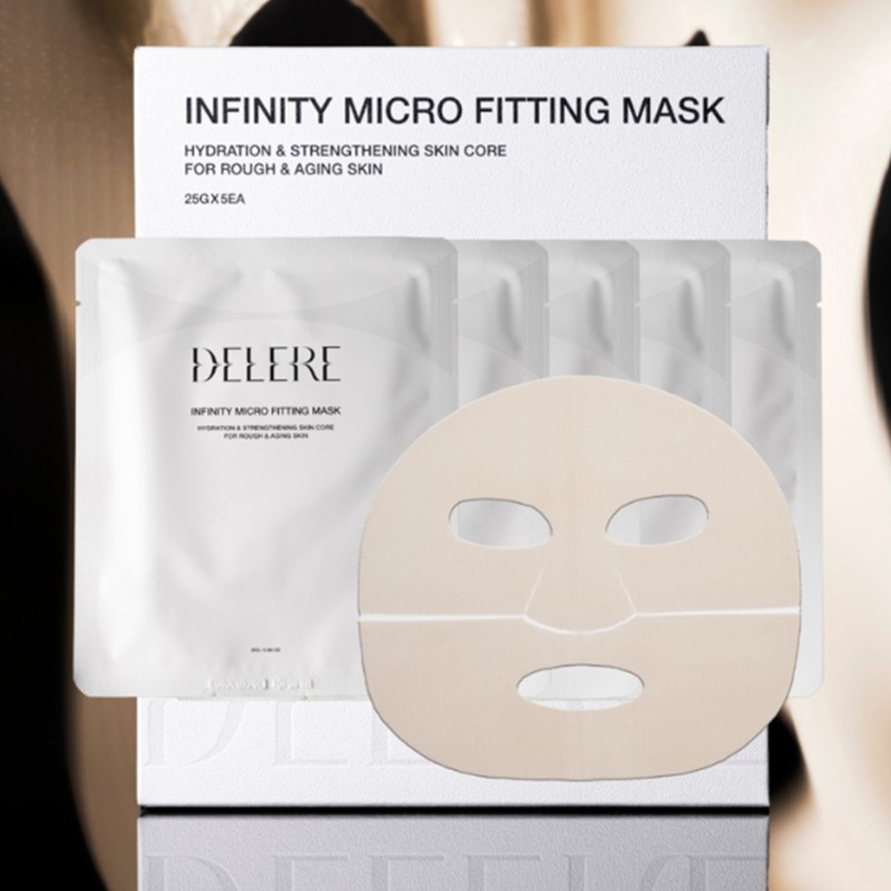 Caviar Delaire Mask 1BOX (5 sheets) Adhesion Nutrition Moisturizing Elasticity