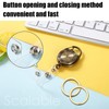 SIVFOTID Key Fob Lanyard ID Holder Retractable Card Holder ID