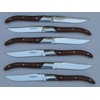 Juego de 6 cuchillos para carne marca HIBOU