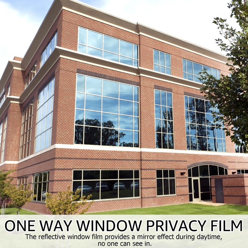 HIDBEA One Way Window Film, Daytime Privacy Sun Blocking Reflective