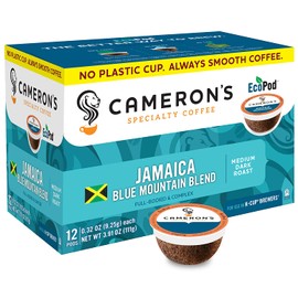 Cameron's Coffee Single Serve Pods, Jamaica Blue Mountain Blend, 12 Count (Pack of 1)