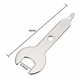 3/8" Collet Wrench Wrench for Dremel, Craftsman and Decker or Rotary Tool Stainless Steel 1 Piece