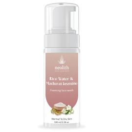 Neolith Rice Water And Madurai Jasmine Foaming Face Wash Contains The Goodness Of Ricewater That Helps Gently Wash Away