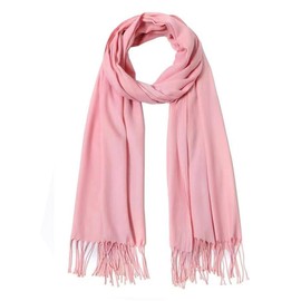 Aufondof Scarfs for Women Fall Winter Cashmere Neck Scarf Winter Warm Long Scarves for (Pink)