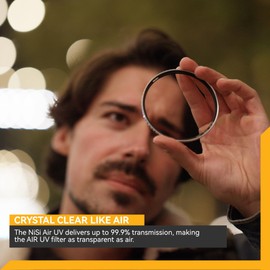 NiSi 40.5mm Air UV Lens Protection Filter - 99.9% Peak Transmission, 48 Multi-Layer Advanced ULRC Coating, Brass Frame