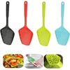 LATRAT Set of 4 Scoop Strainer Plastic Soup Spoons, Kitchen