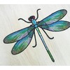3Pcs Dragonfly Irons Patches, Dragonfly Embroidered Sewing on Patches, Sew