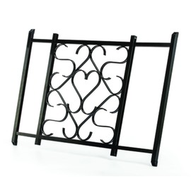 Camco Camper/RV Screen Door Deluxe Grille | Features an Adjustable Width of 20-Inches to 32-Inches & Crafted of Heavy-Duty Aluminum | Includes Installation Hardware (43993)
