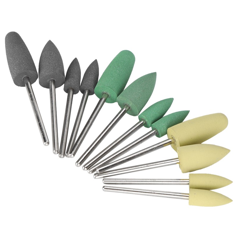 Dental Silicone Rubber Polisher Grinding Head Stainless Steel Shank Dental