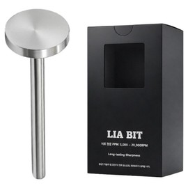 BESSIE Reabit bottom circle nail drill bit, 1 piece, silver / BESSIE 리아비트 바텀 서클 네일 드릴비트, 1개, 실버