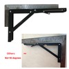 Folding Shelf Brackets 8 inch,Folding Brackets Heavy Duty Max.Load 410lb,DIY